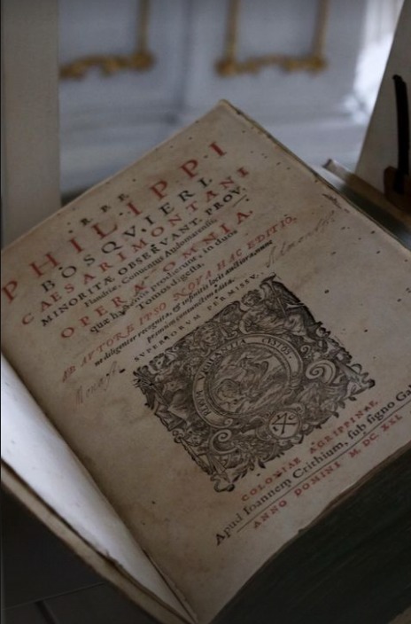 An old text from the collection of books at Admont Abbey in Austria, one of the top European Countries Every Book Lover Should Visit