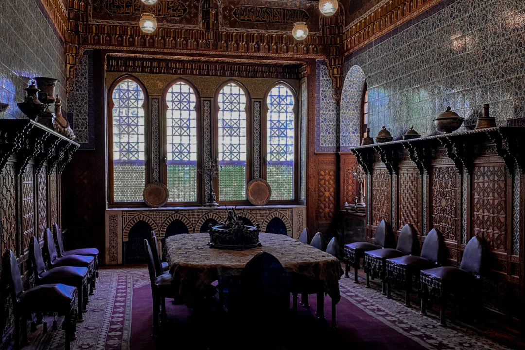 Prince Mohamad Ali's Former Dining Room at the Manial Palace Museum in Cairo, Egypt