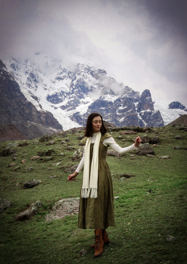 Jordan Gassner having a Sound of Music moment during the Ausangate 7 Lakes Trek near Cusco, Peru