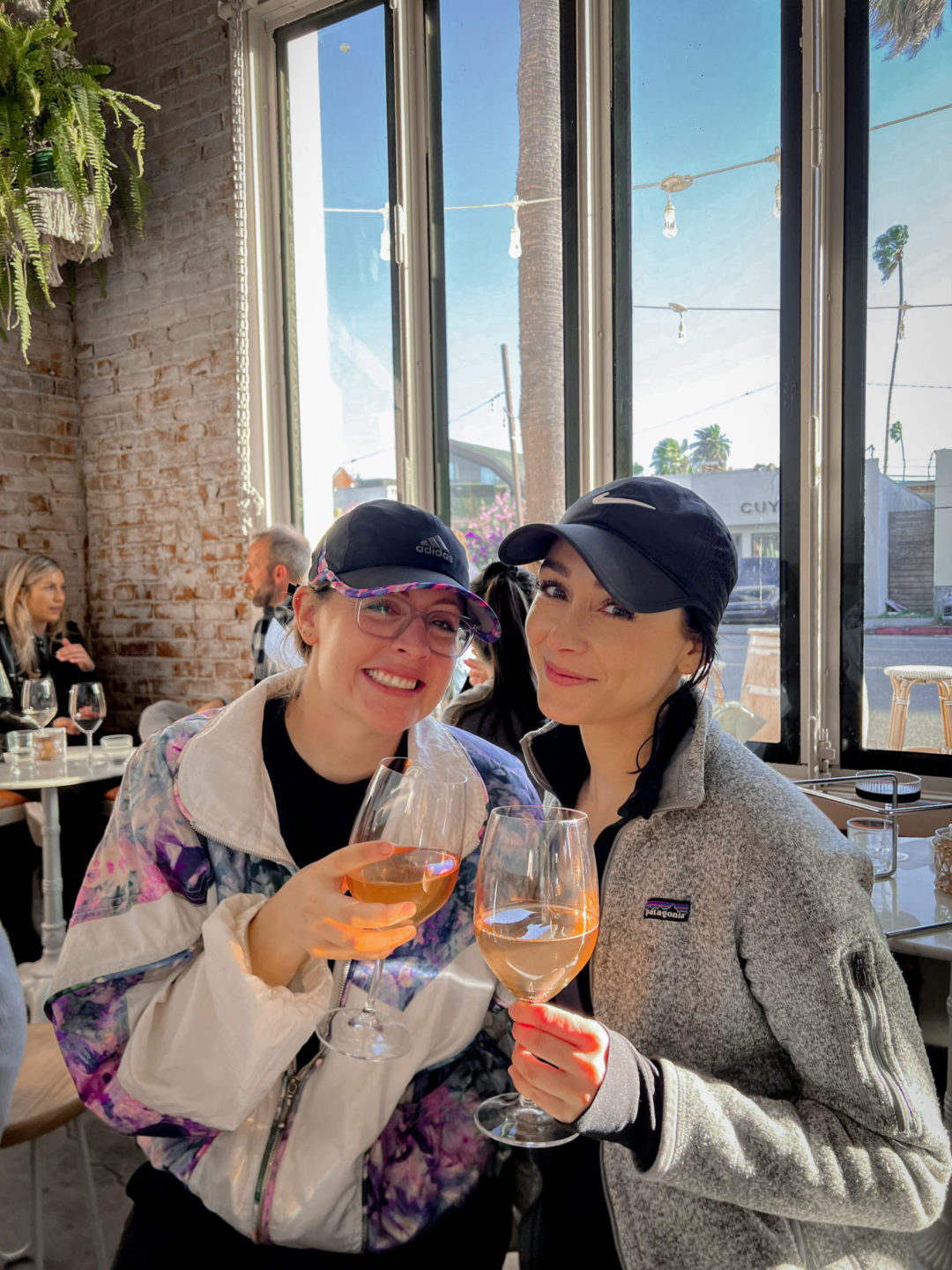 Travel Blogger, Jordan Gassner, and Girl Friend Drinking Natural Wine in Los Angeles at Only the Wild Ones