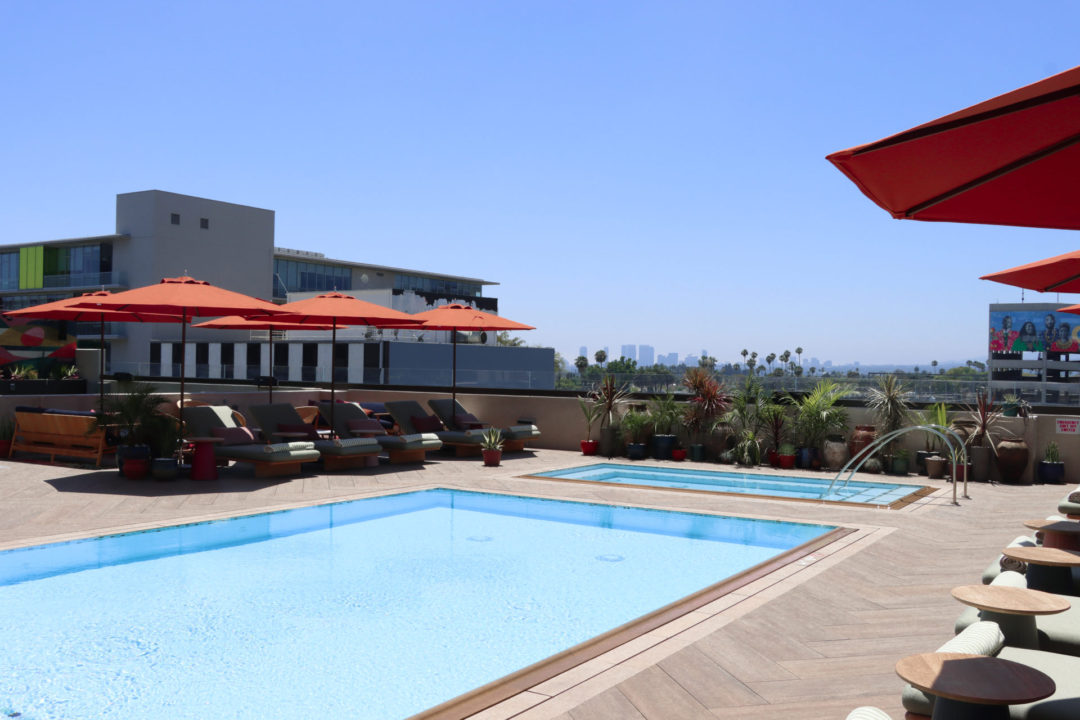 Heimat Review: The rooftop pool and spa at Heimat in Los Angeles, California