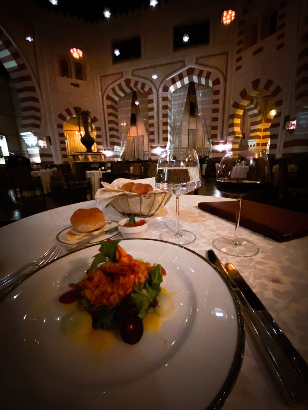Almond Crusted Shrimp from the Sofitel Legend Old Cataract's 1902 Restaurant