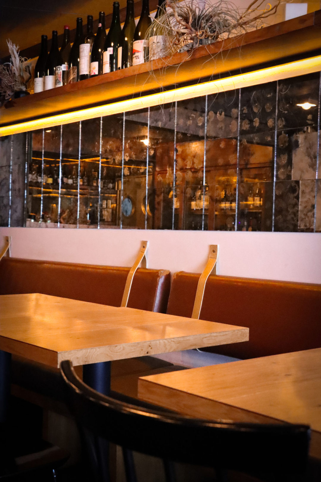 Where to drink the best natural wine: Loup Wine Bar's interior parlor