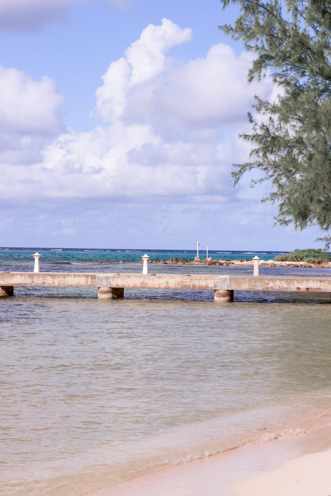 An empty pier at Grand Cayman's Rum Point