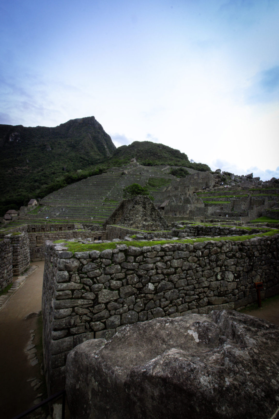 A look at Machu Picchu's walls from inside the city 