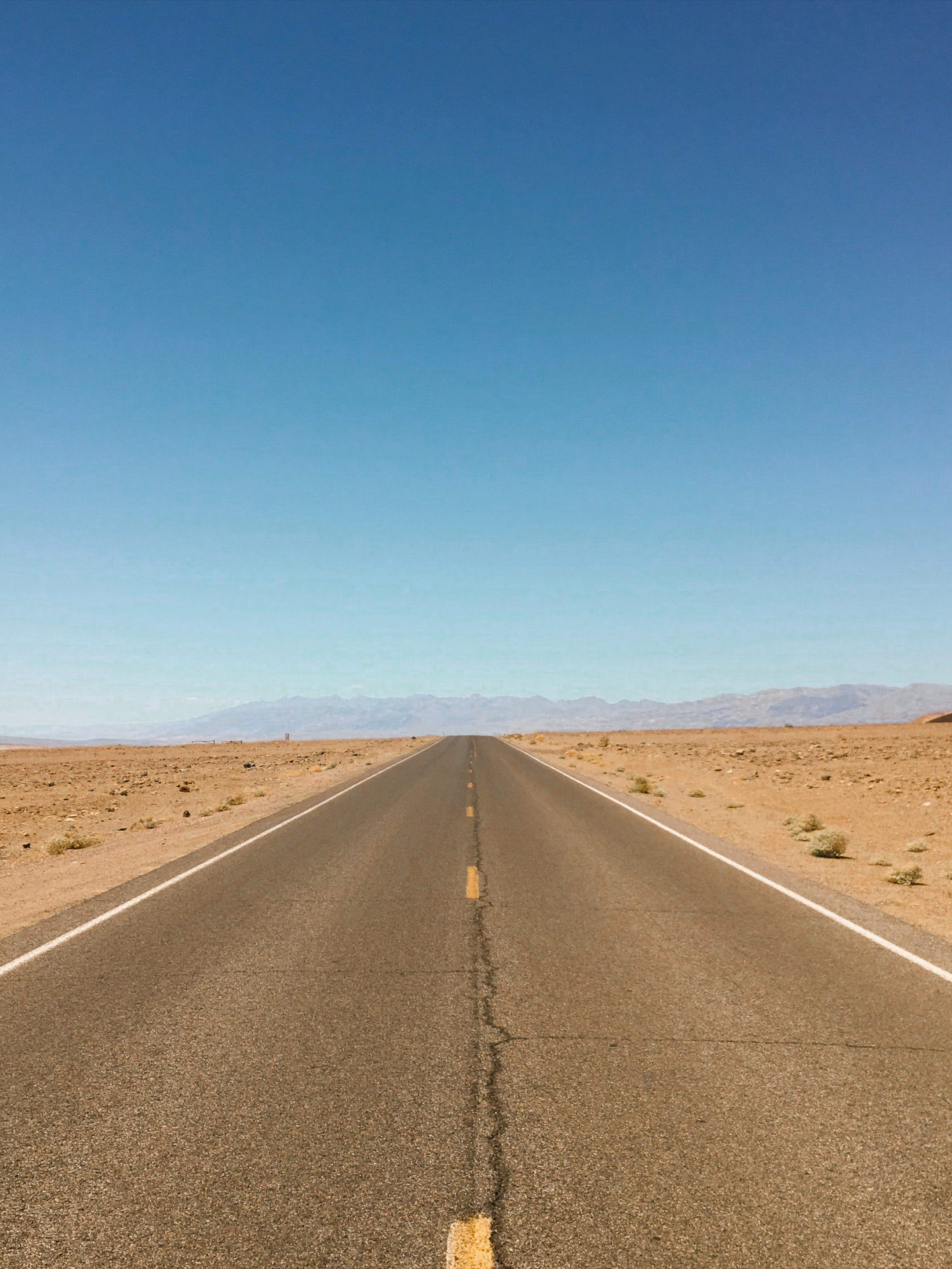 A empty desert road