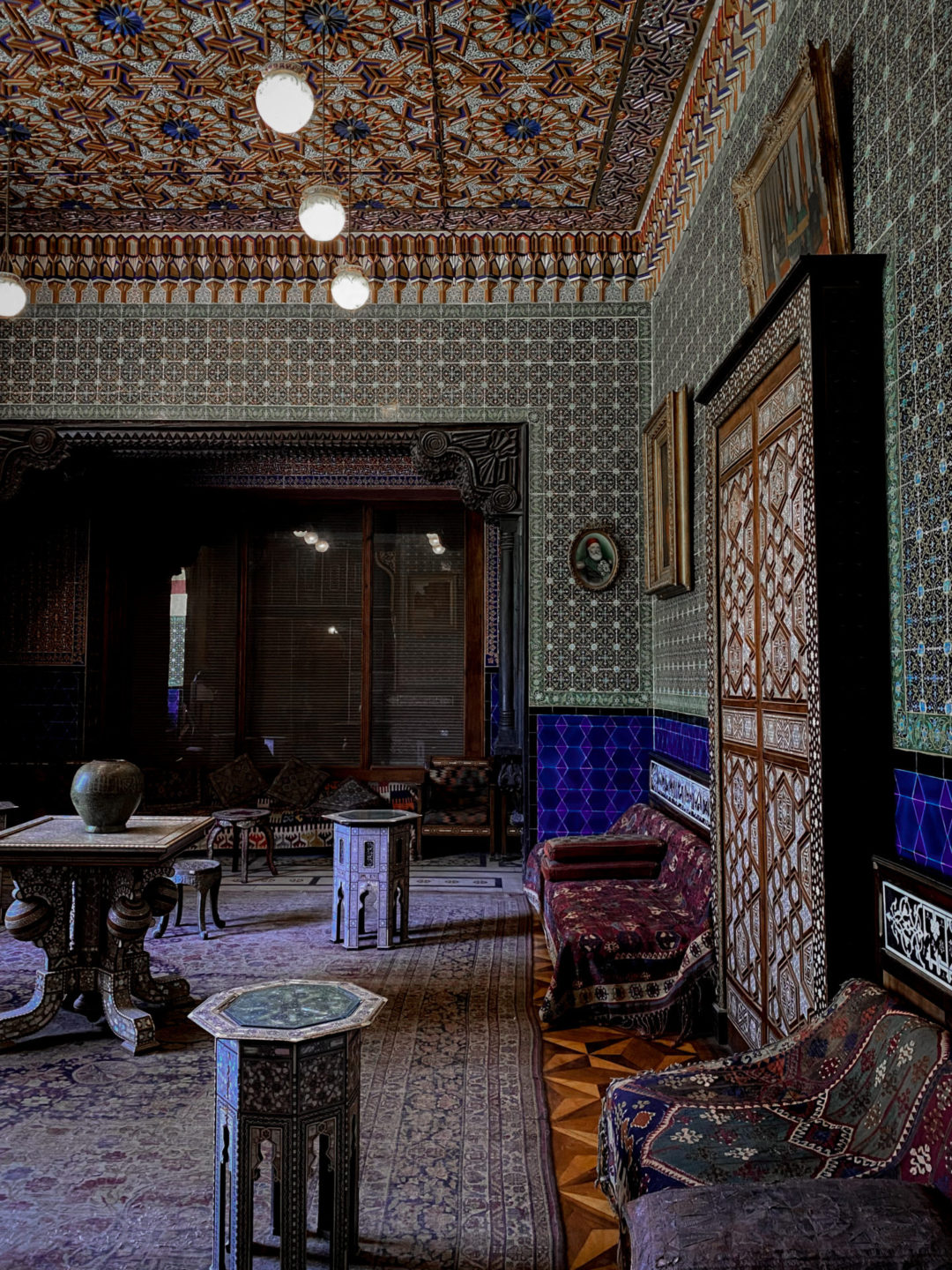 Prince Mohamad Ali's Former Parlour at the Manial Palace Museum in Cairo, Egypt