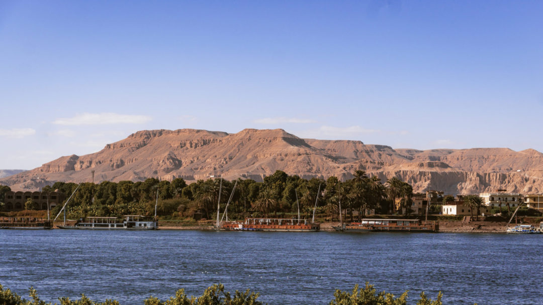 The Nile River in Luxor Egypt