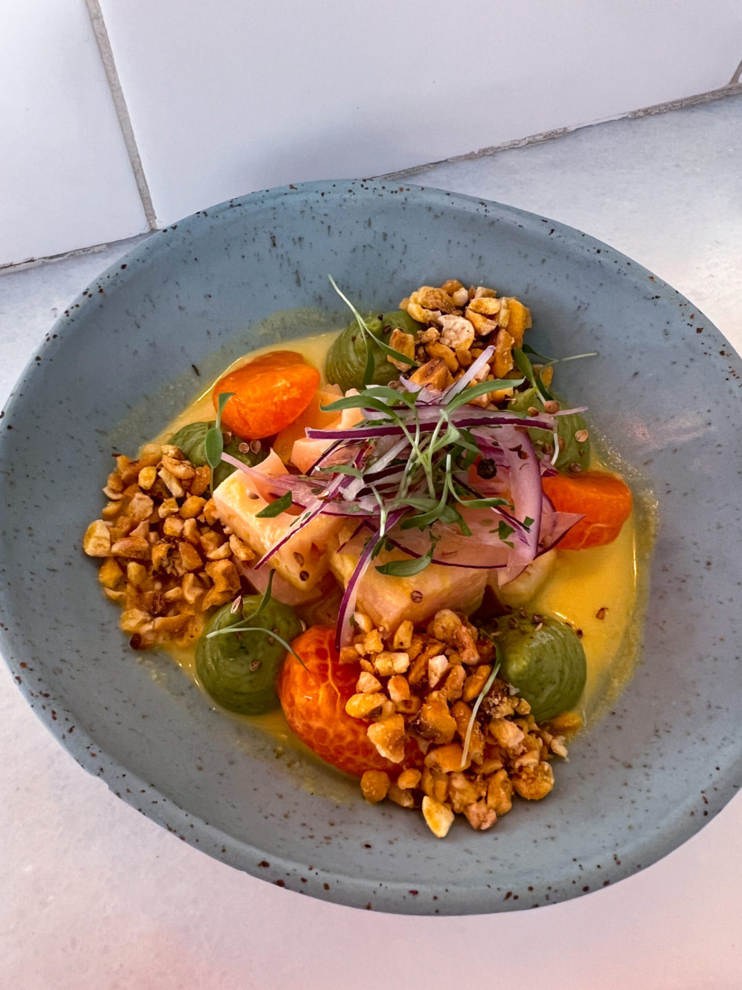 Ceviche with Green Jackfruit from Senhor Uva in Lisbon, Portugal