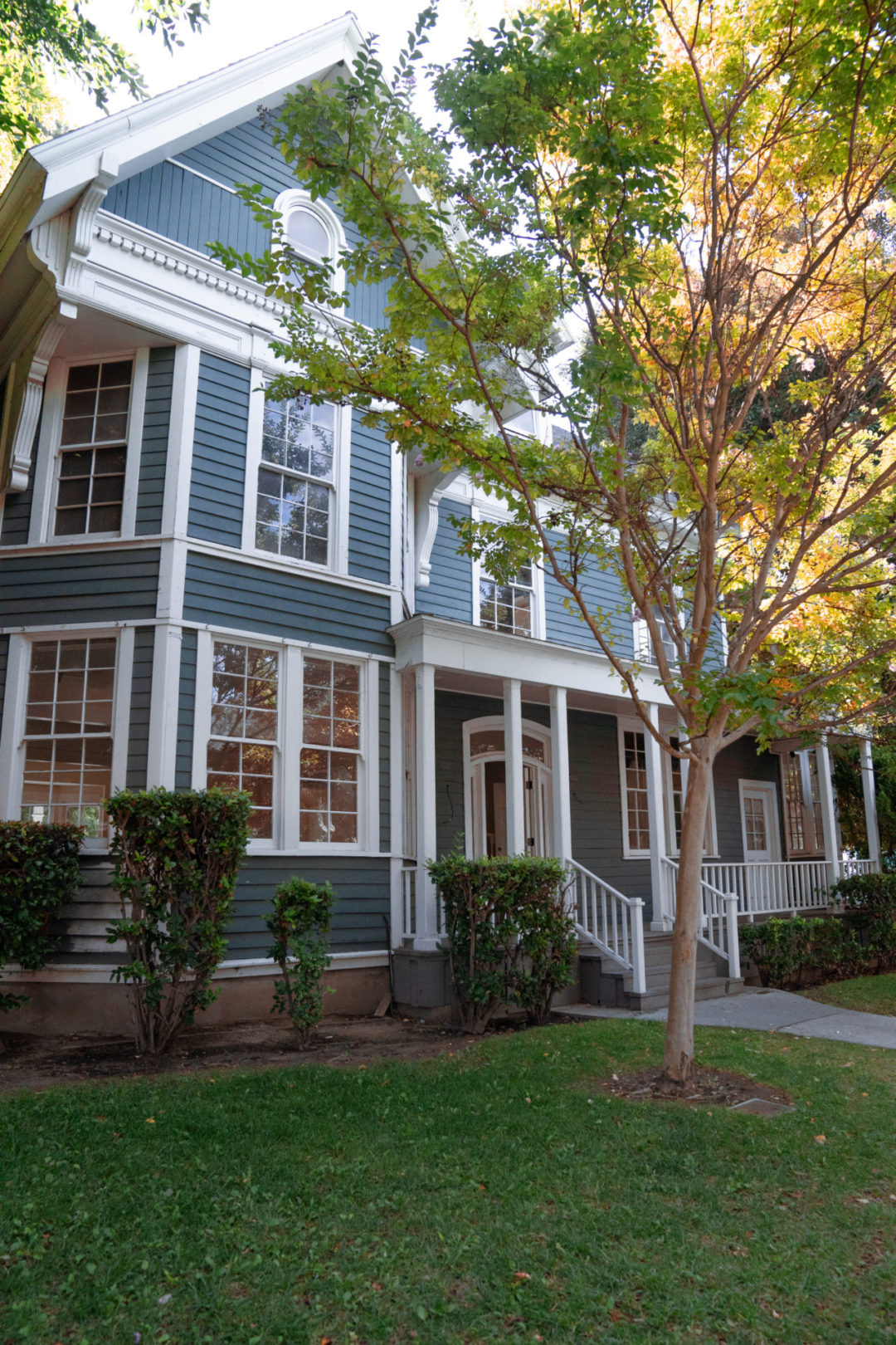 The set used as both Sookie's house and Lorelai and Rory's home in Gilmore Girls on the backlot of Warner Bros. in Burbank, California