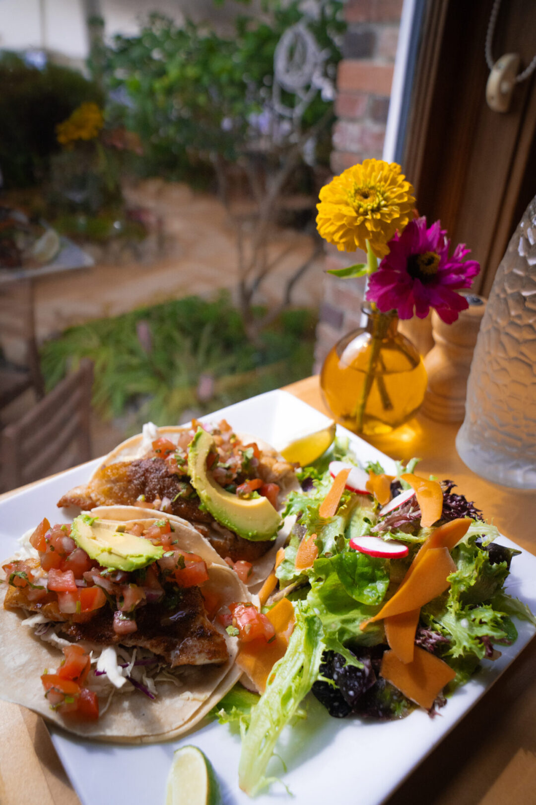 Two Tacos from Trillium Cafe in Mneodcino, California