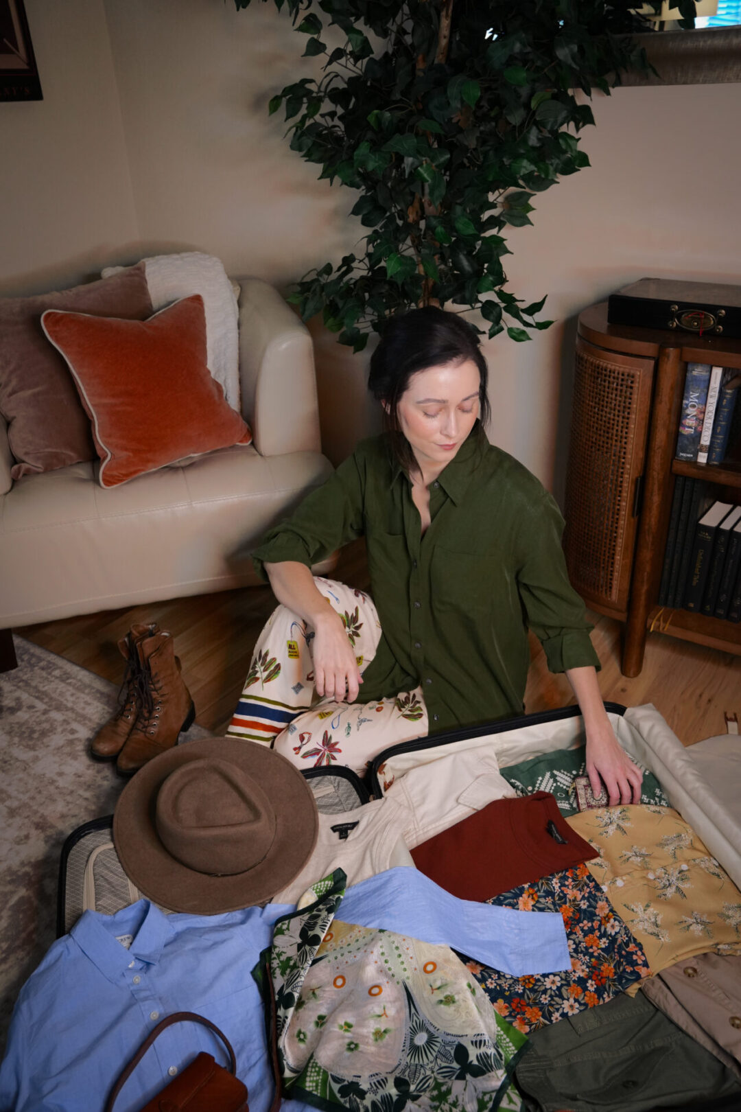 In defense of checking a bag: Travel Blogger Jordan Gassner packing a suitcase full of options