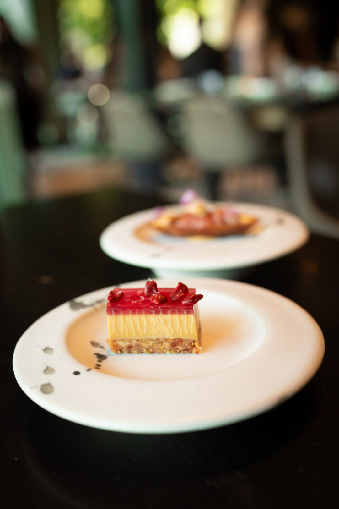 The foie gras appetizer with cherry glaze on top from Published on Main in Vancouver, Canada