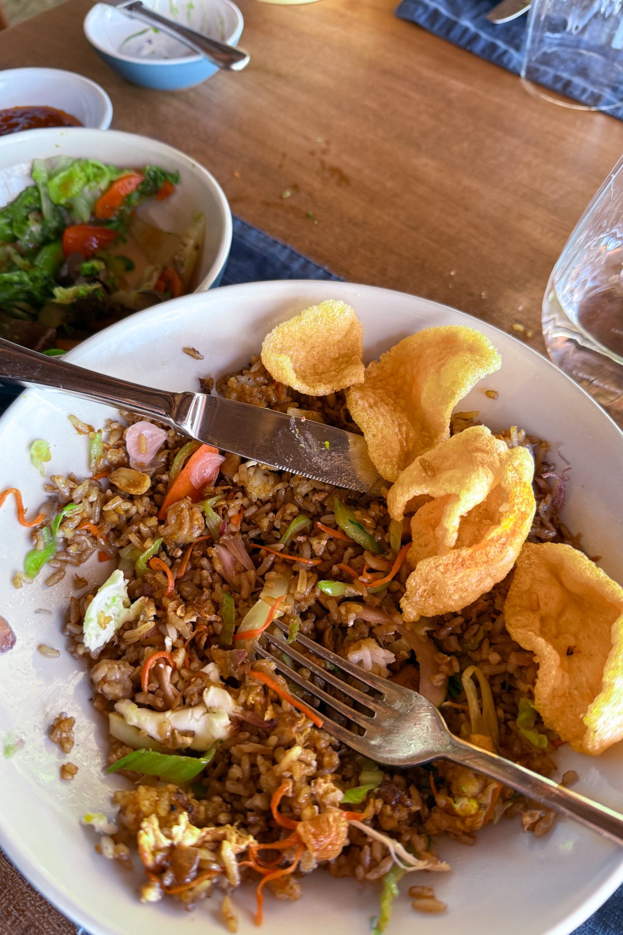 Nasi Goreng from the Cap Karoso Beach Club in Sumba, Indonesia
