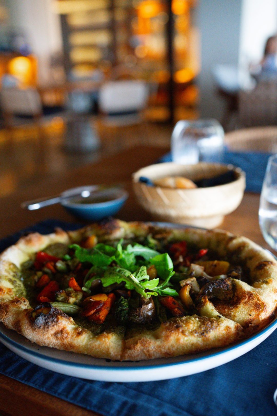 Beetroot Pizza from Cap Karoso Beach Club in Sumba, Indonesia