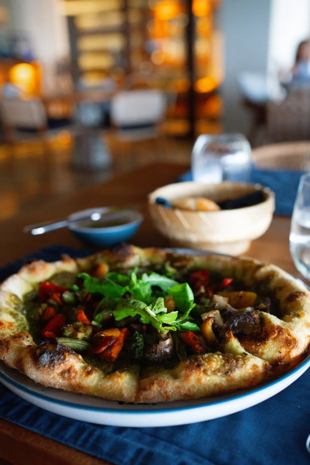 Beetroot Pizza from Cap Karoso Beach Club in Sumba, Indonesia
