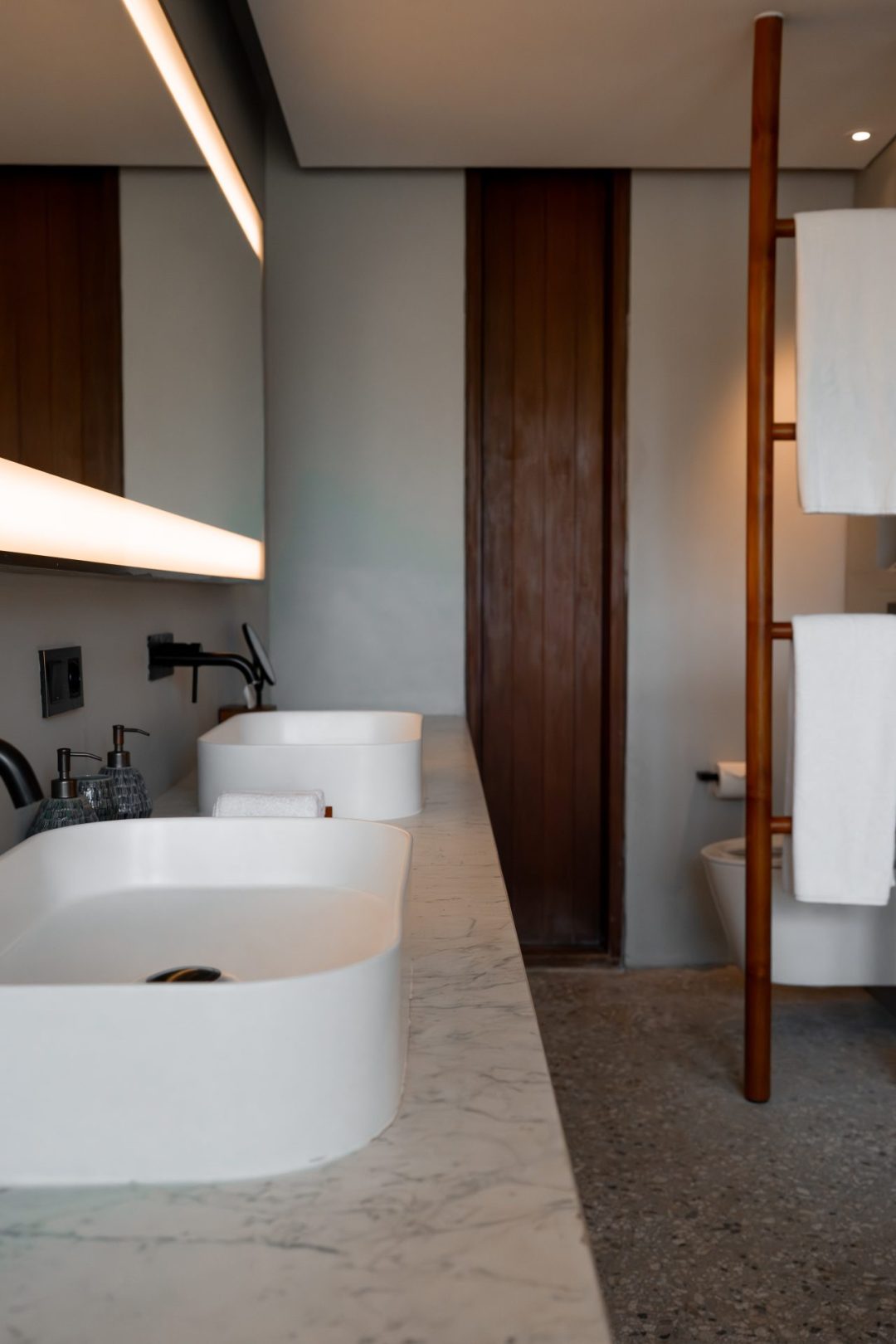 A bathroom inside a room at Cap Karoso in Sumba, Indonesia