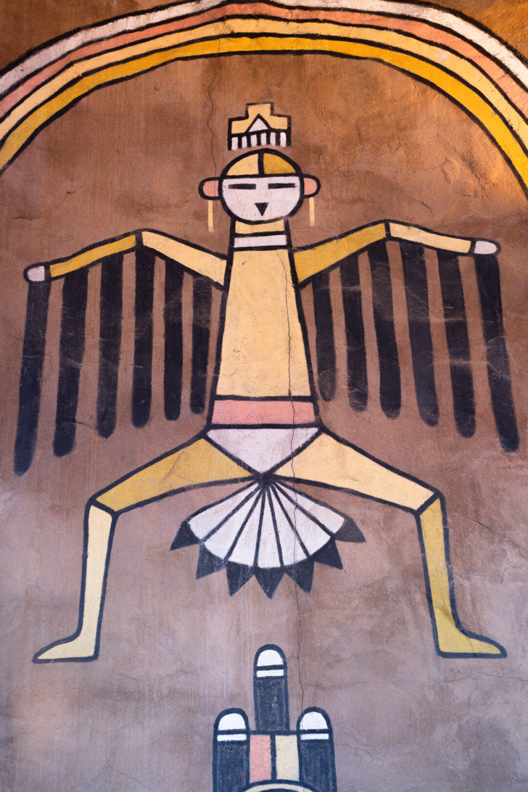A painting inside Desert View Tower at the Grand Canyon