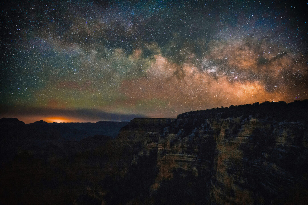 Grand Canyon in winter: stargazing