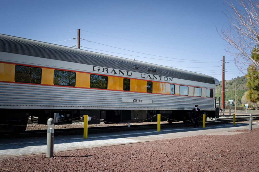 The "Chief" car at the Grand Canyon Railway depoted at Williams, Arizona