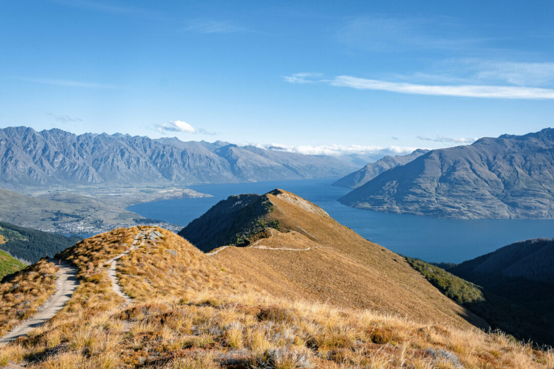 The Ben Lomond track above Queenstown, New Zealand